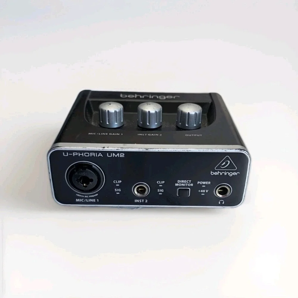 Behringer UM2 Audiophile 2x2 USB Audio Interface U-PHORIA